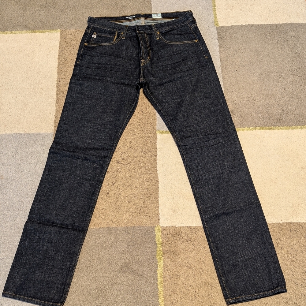 AG Jeans - AG Adriano Goldschmie Matchbox Slim Straight Men's Blue Jeans 34/34